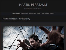 Tablet Screenshot of martinperreault.com